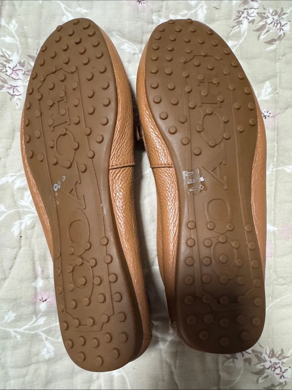 Coach Cognac Brown Leather Penny Loafers